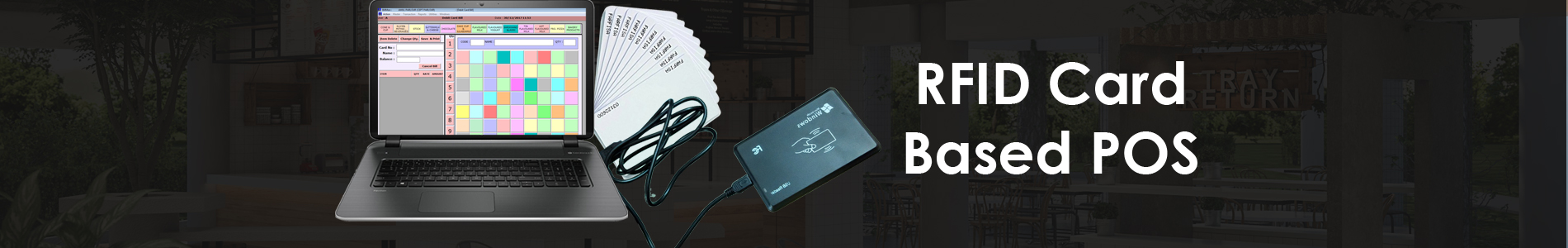 RFID Card Based POS, Canteen Software, Food Court Software